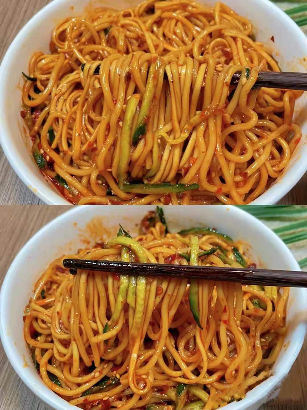 酸辣雞絲涼面，解決你夏天吃什么的難題